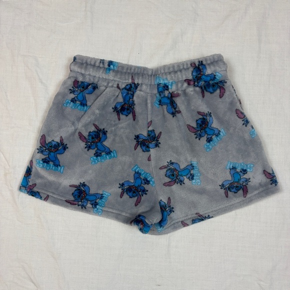Disney Gray Athletic Shorts with stitch Character Design - Picture 2 of 3